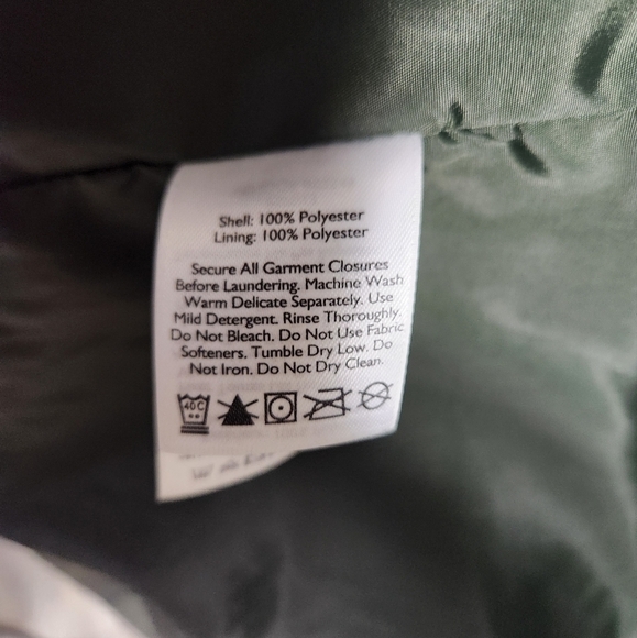 Eddie Bauer Womens Green Girl on the Go Waterproof Trench Coat-Size XS - Picture 4 of 10